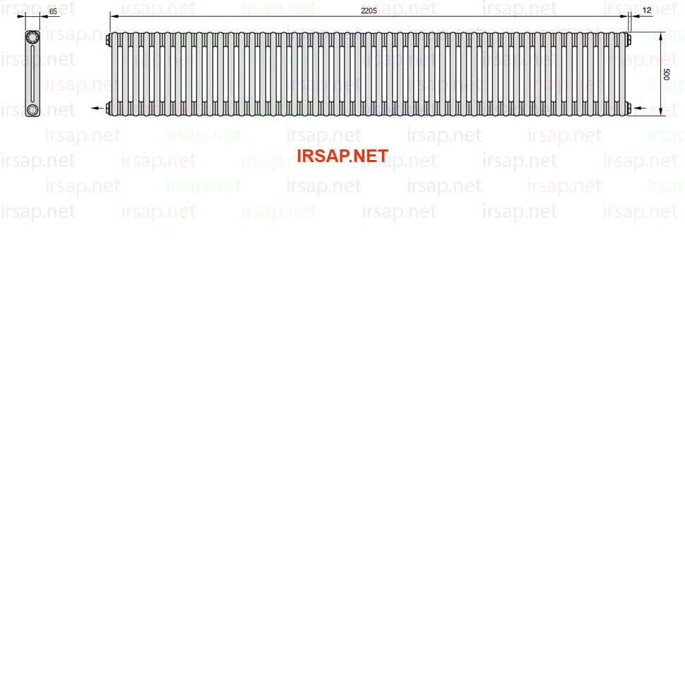 Радиатор IRSAP Tesi 20500/49 T08 CL 01